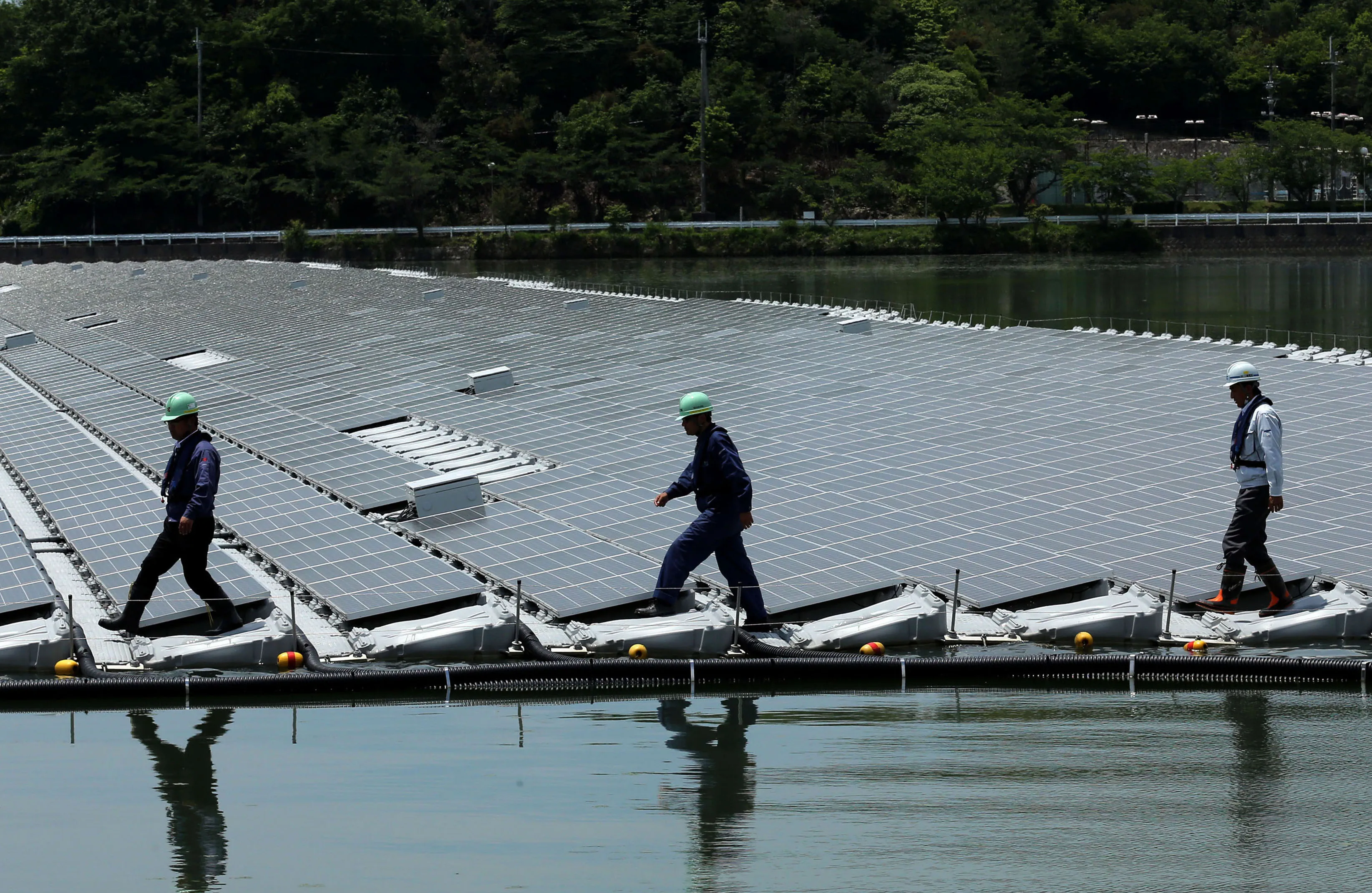 Kyocera Corp. Opens Floating Mega Solar Power Station