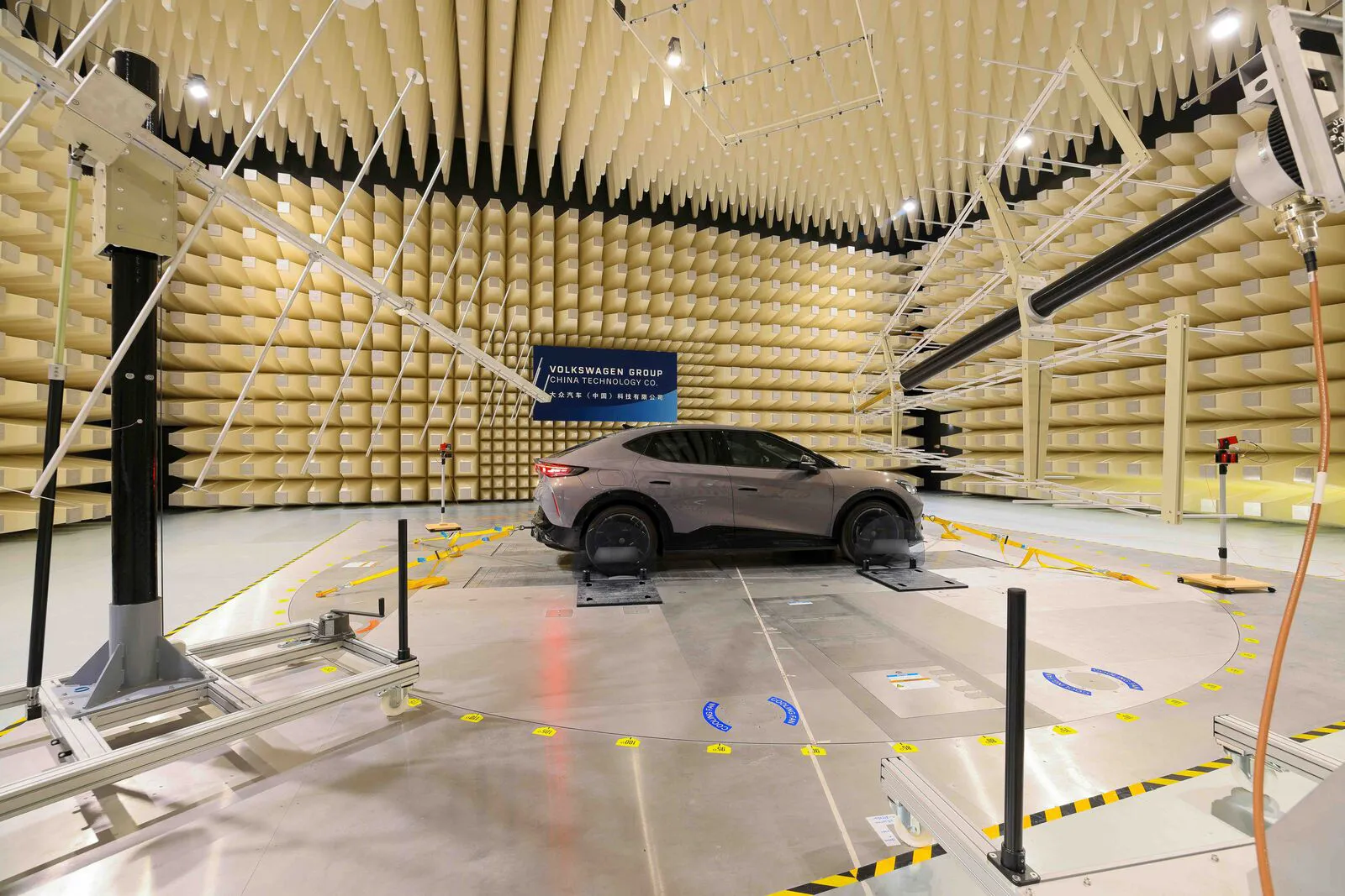Volkswagen’s new test center in Hefei, China.