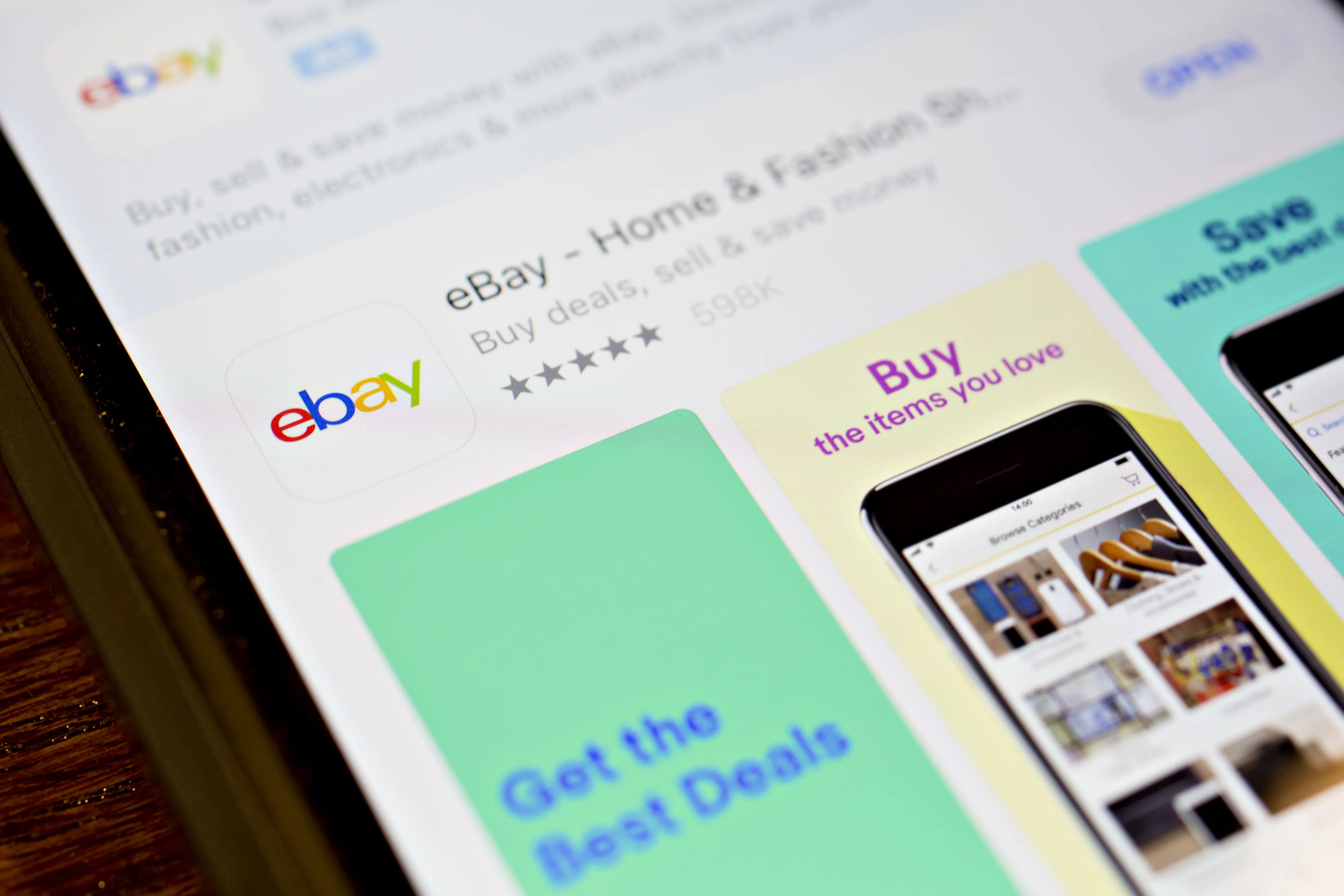 The eBay Inc. application.