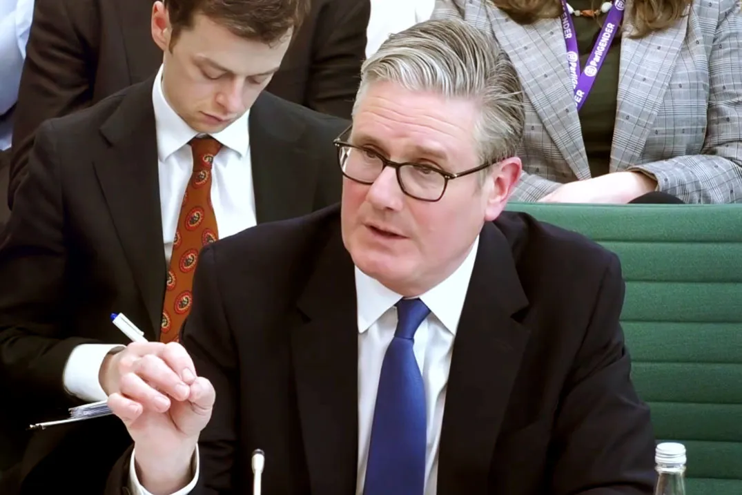 Kier Starmer speaks at a Liaison Committee meeting on March 23.