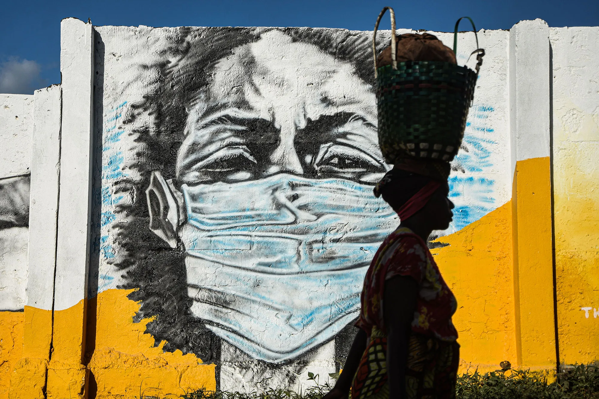 A mural&nbsp;to raise awareness about coronavirus in Dar es Salaam.&nbsp;