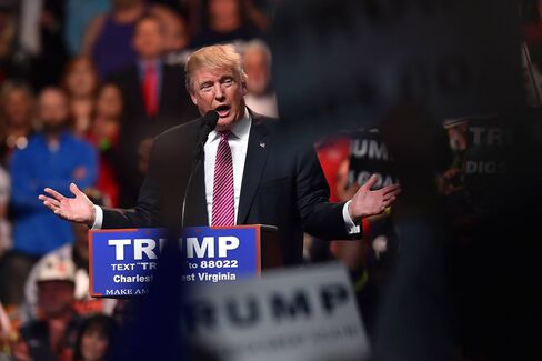 CHARLESTON, WV - MAY 5: Republican presidential candidate Donal