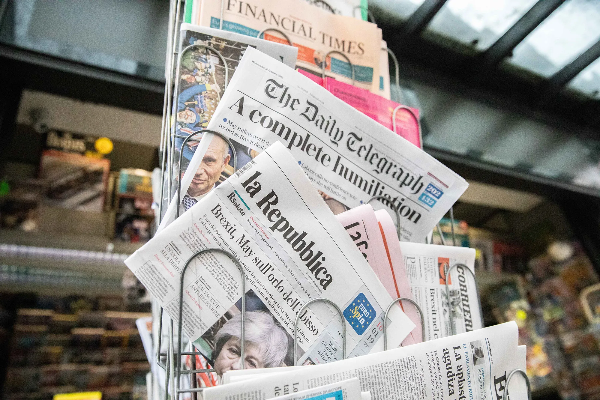 National and international newspapers including The Daily Telegraph.&nbsp;