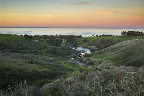 A sunset view from South Naples ranch.