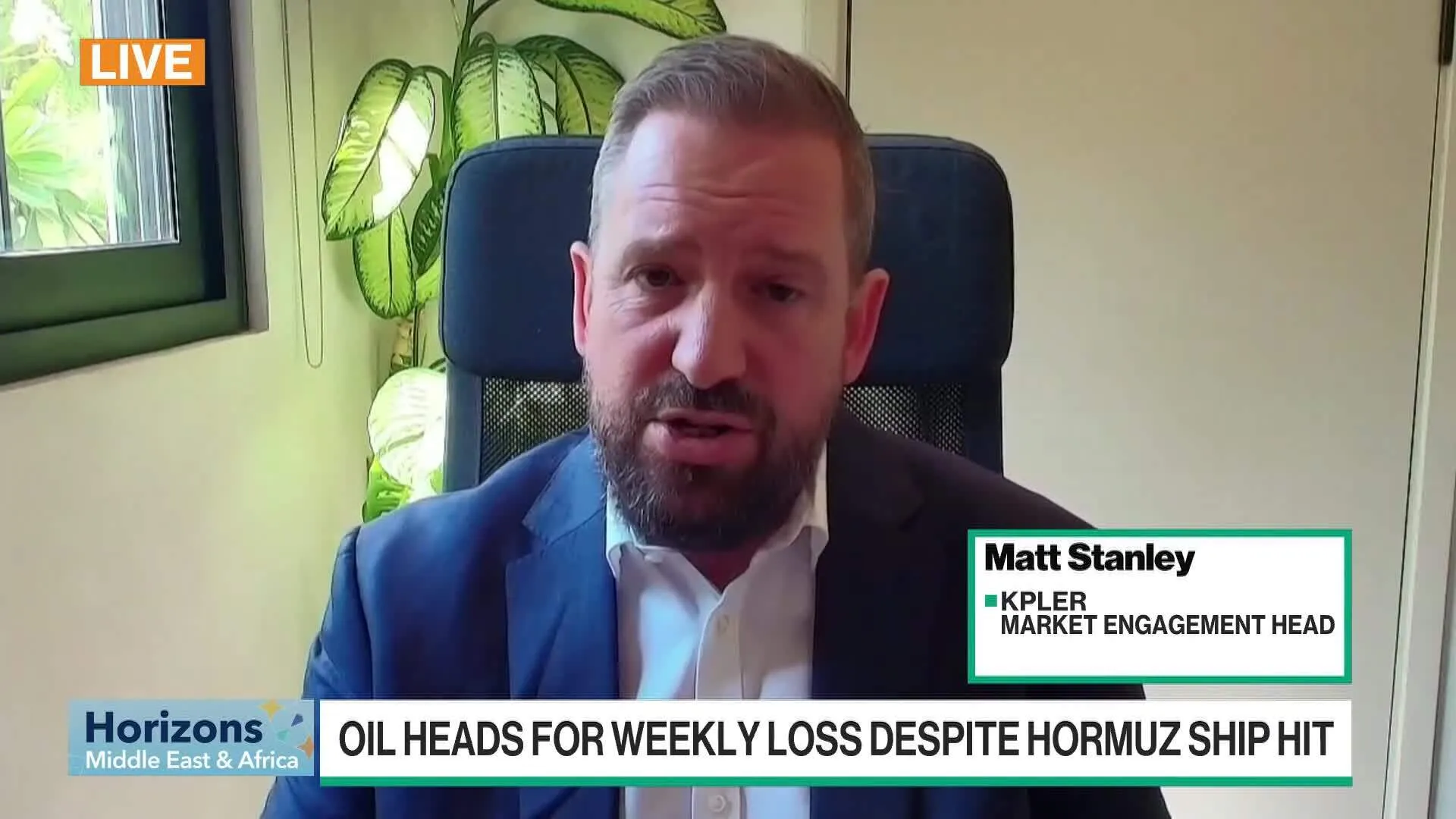 bloomberg.com - Watch Stanley: Oil Market Complacent over Hormuz
