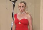 Britney Spears arrives at the Los Angeles premiere of &quot;Once Upon a Time in Hollywood,&quot; on July 22, 2019. A man once briefly married to Britney Spears was convicted Friday, Aug. 12, 2022, of aggravated trespassing and battery at the pop star’s June wedding. (Photo by Jordan Strauss/Invision/AP, File)