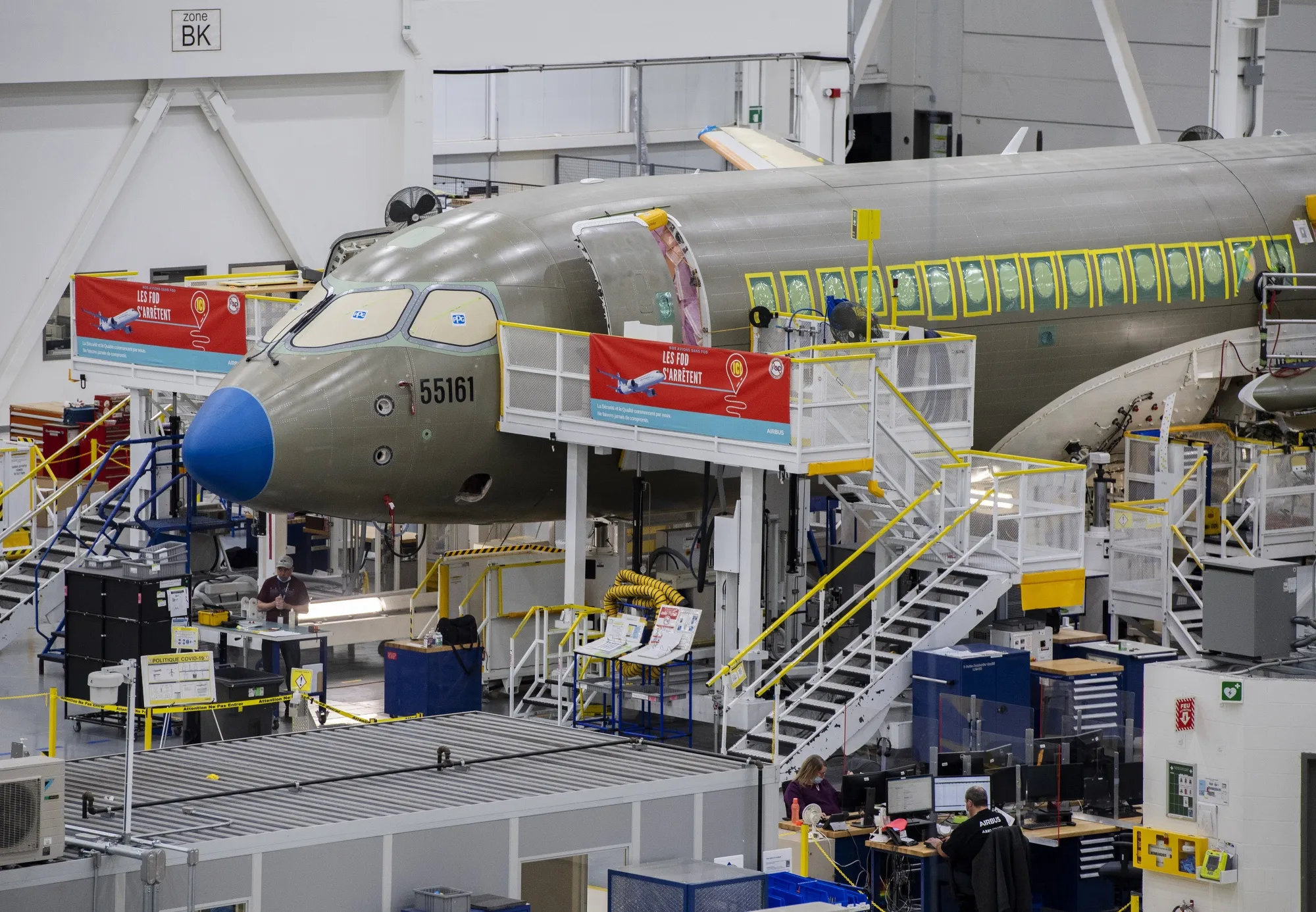 An Airbus Production Facility As Demand For Jets Soars