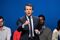 France's Independent Presidential Candidate Emmanuel Macron Attends En Marche Campaign Meeting