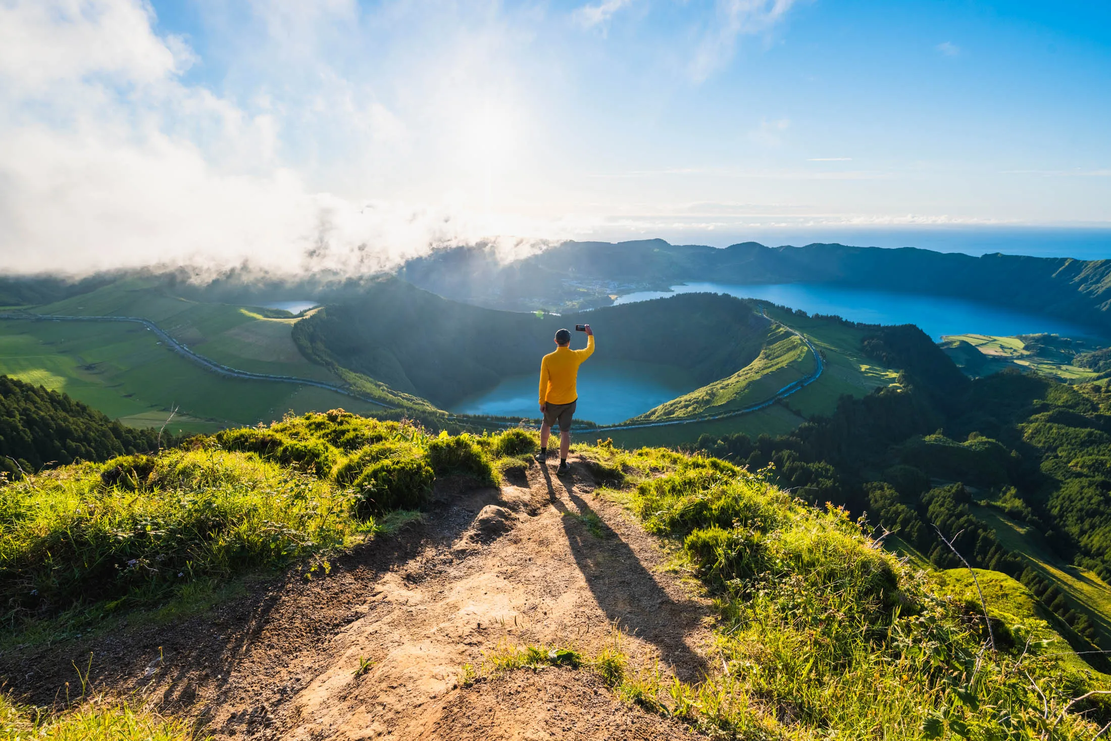 Sao Miguel island in the Azores