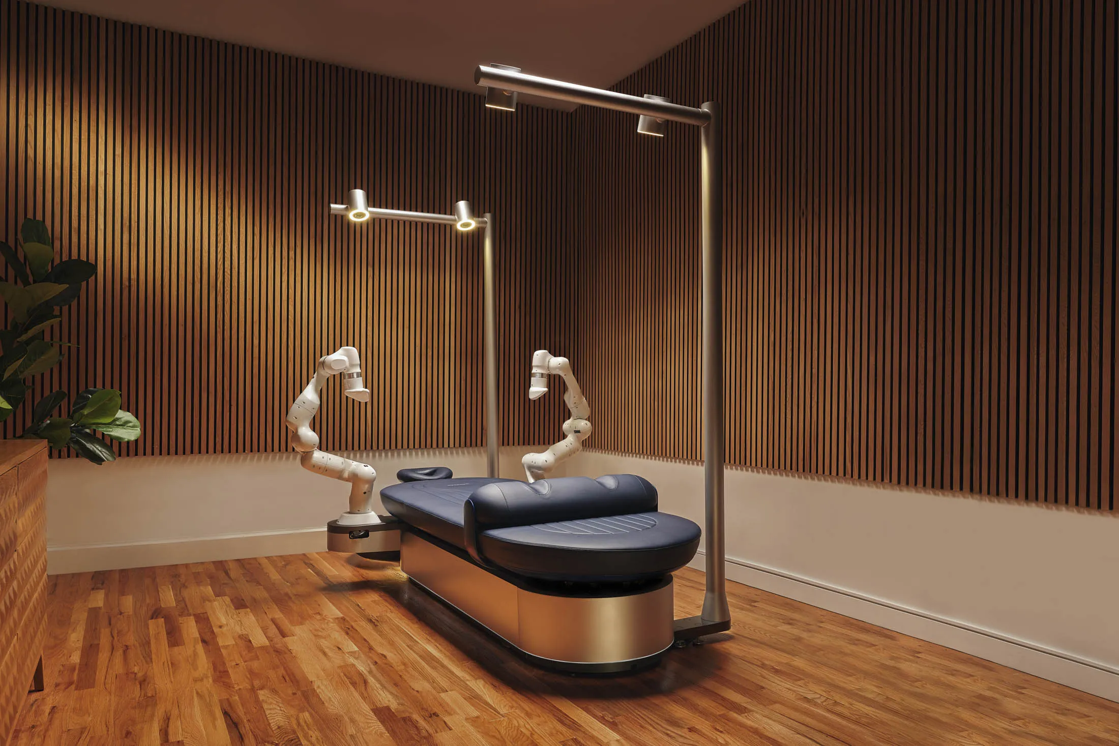 Aescape’s automated massage table.