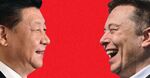 Chinese President Xi Jinping and Tesla CEO Elon Musk. Photo illustration: 731; Photographers: Iori Sagisawa/Pool/Getty Images (Xi); Patrick Pleul/DPA/AP Photo (Musk)