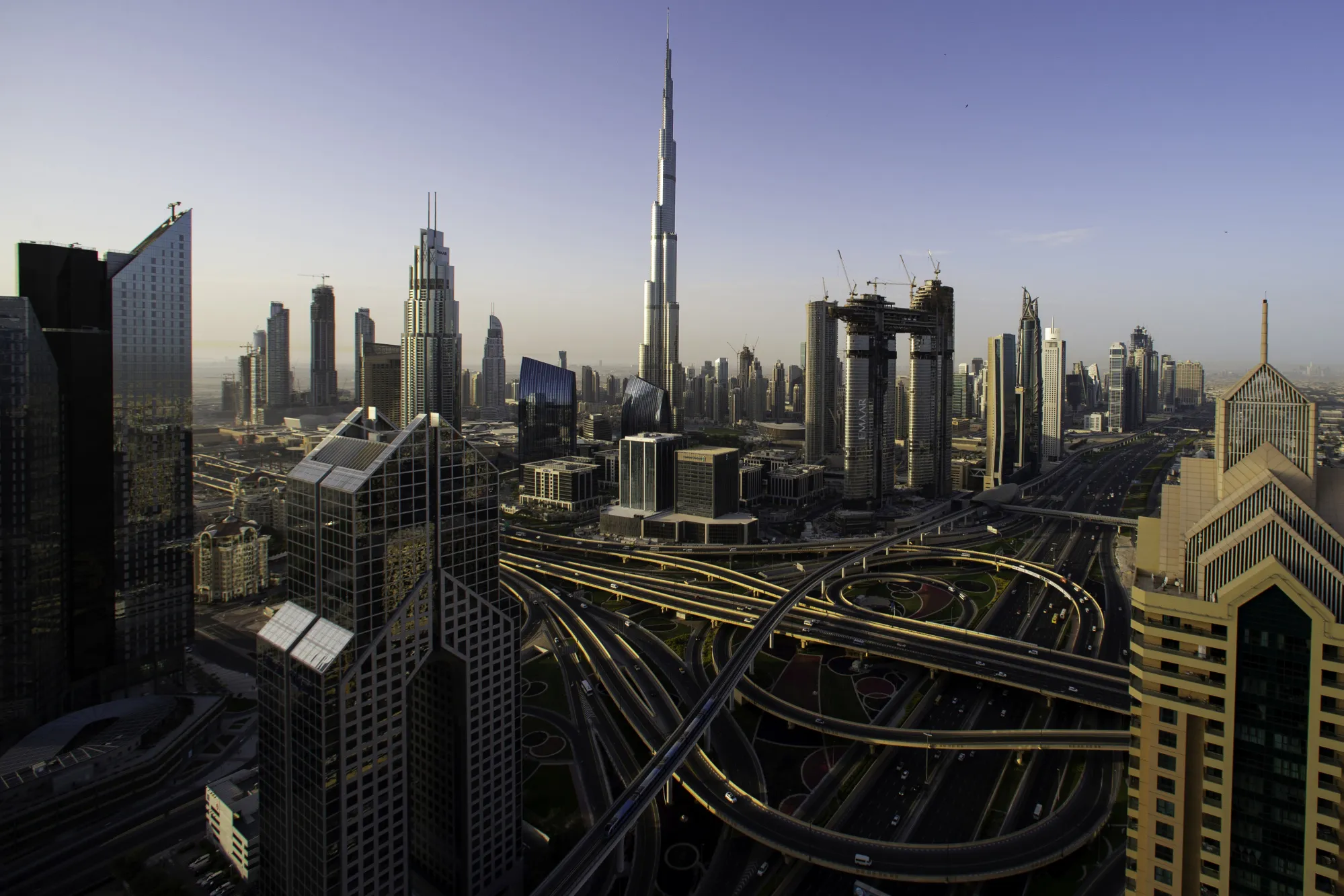 Dubai Real Estate And City Skyline As Gulf Economies Slow Down
