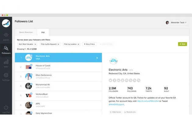 SocialRank Knows Who's Following You (on Twitter)
