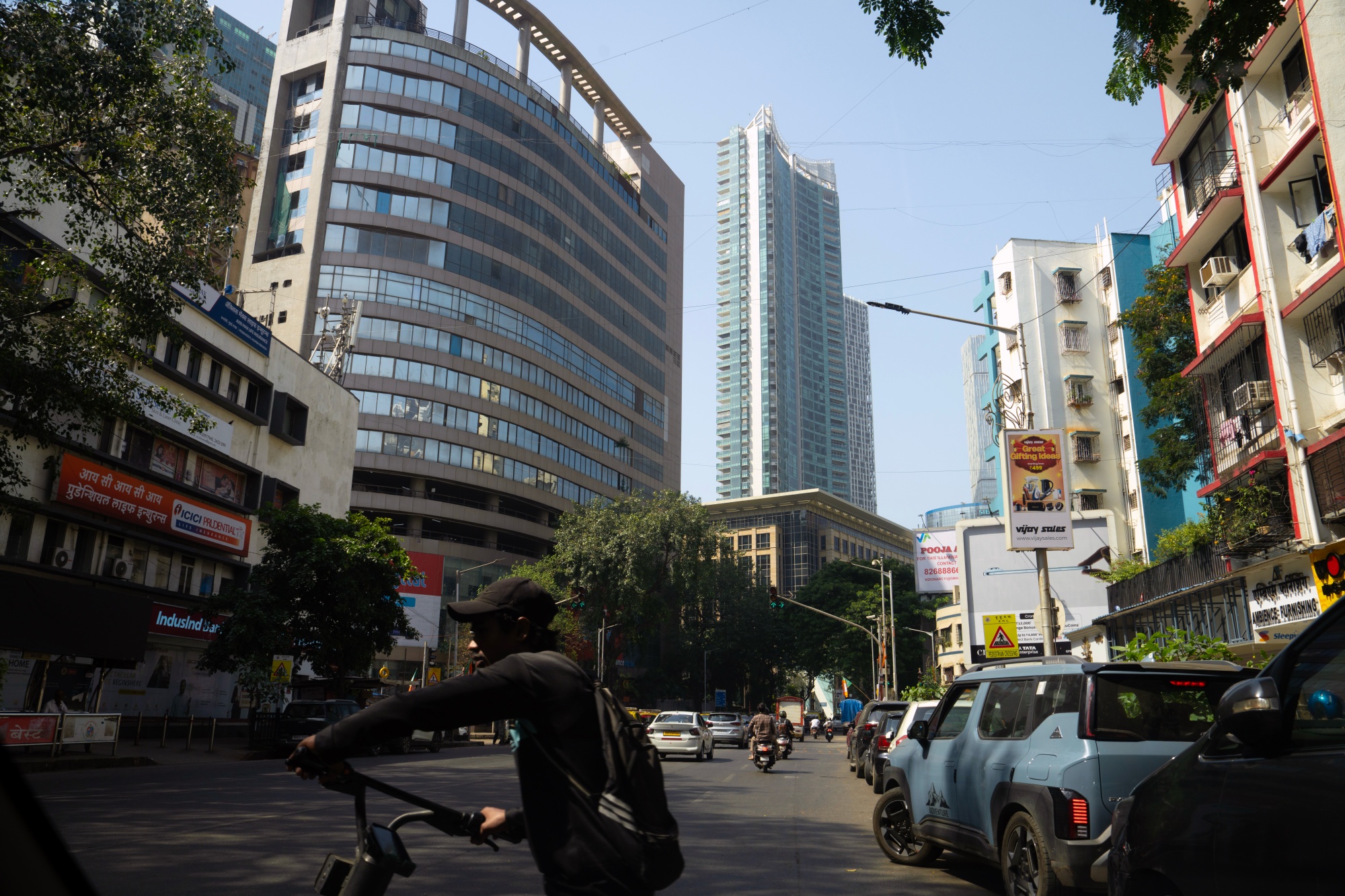 Buildings in the Prabhadevi area of Mumbai, India, on Sunday, Oct. 12, 2025. India's central bank has started a fresh round of foreign exchange swaps that shore up liquidity, according to people familiar with the development, as its recent currency interventions drain cash from the banking system. Photographer: Abeer Khan/Bloomberg