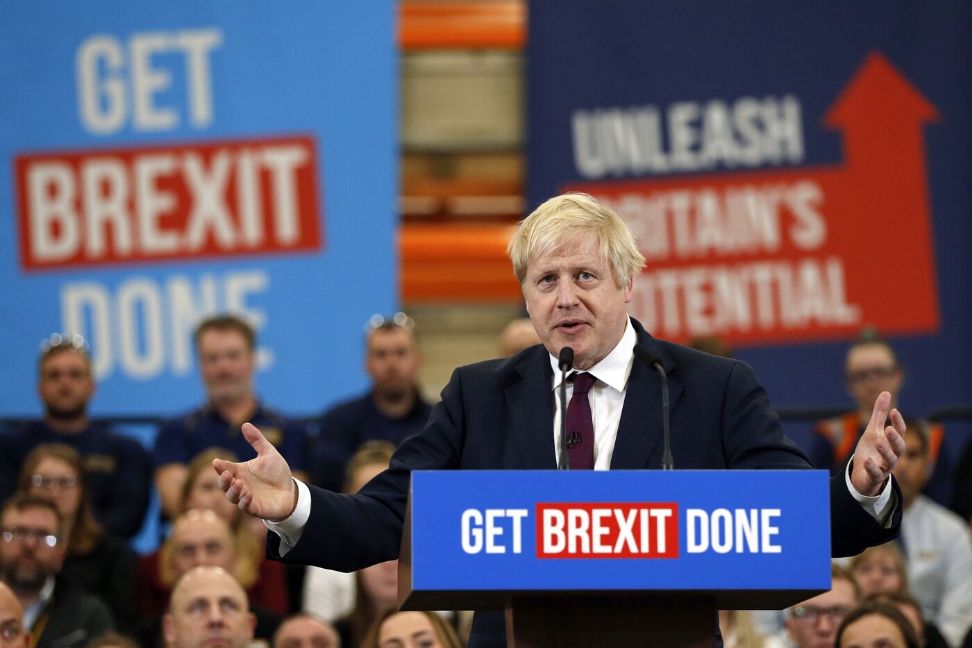 U.K. Prime Minister Boris Johnson Campaigns Ahead Of General Election