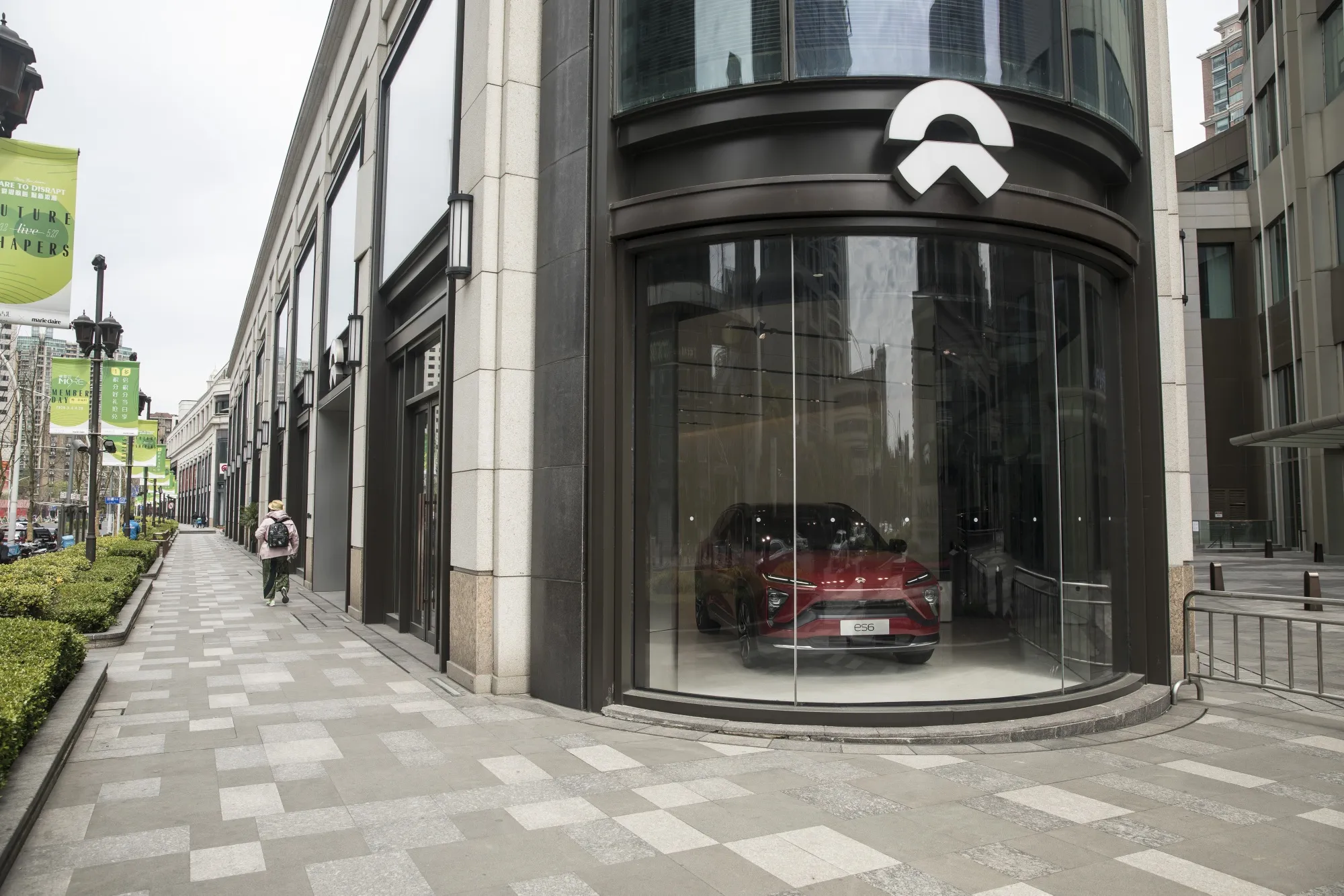 A NIO&nbsp;showroom in Shanghai.