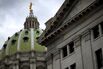 The State Capitol building stands in Harrisburg, Pennsylvania, on Oct. 20, 2011.
