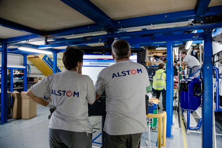 Alstom SA TGV Train And Tram Assembly Line