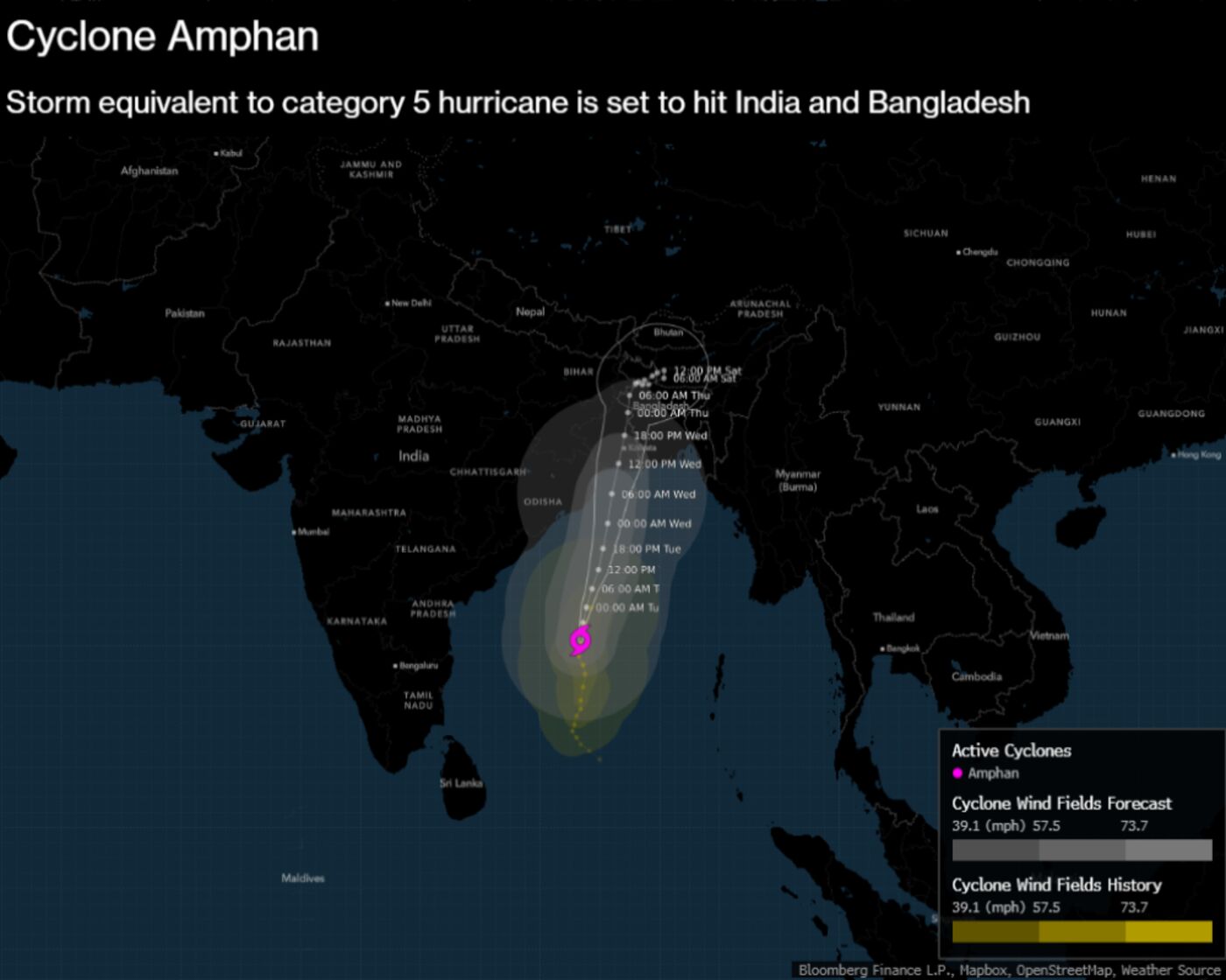 relates to Biggest Storm in 20 Years Spurs South Asia to Evacuate Millions