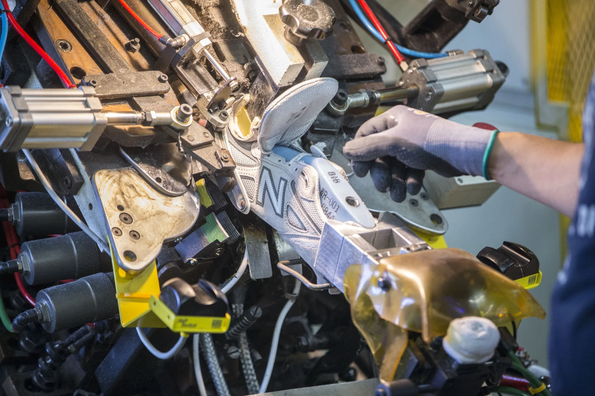 The New Balance Inc. manufacturing facility in Lawrence, Massachusetts, U.S.