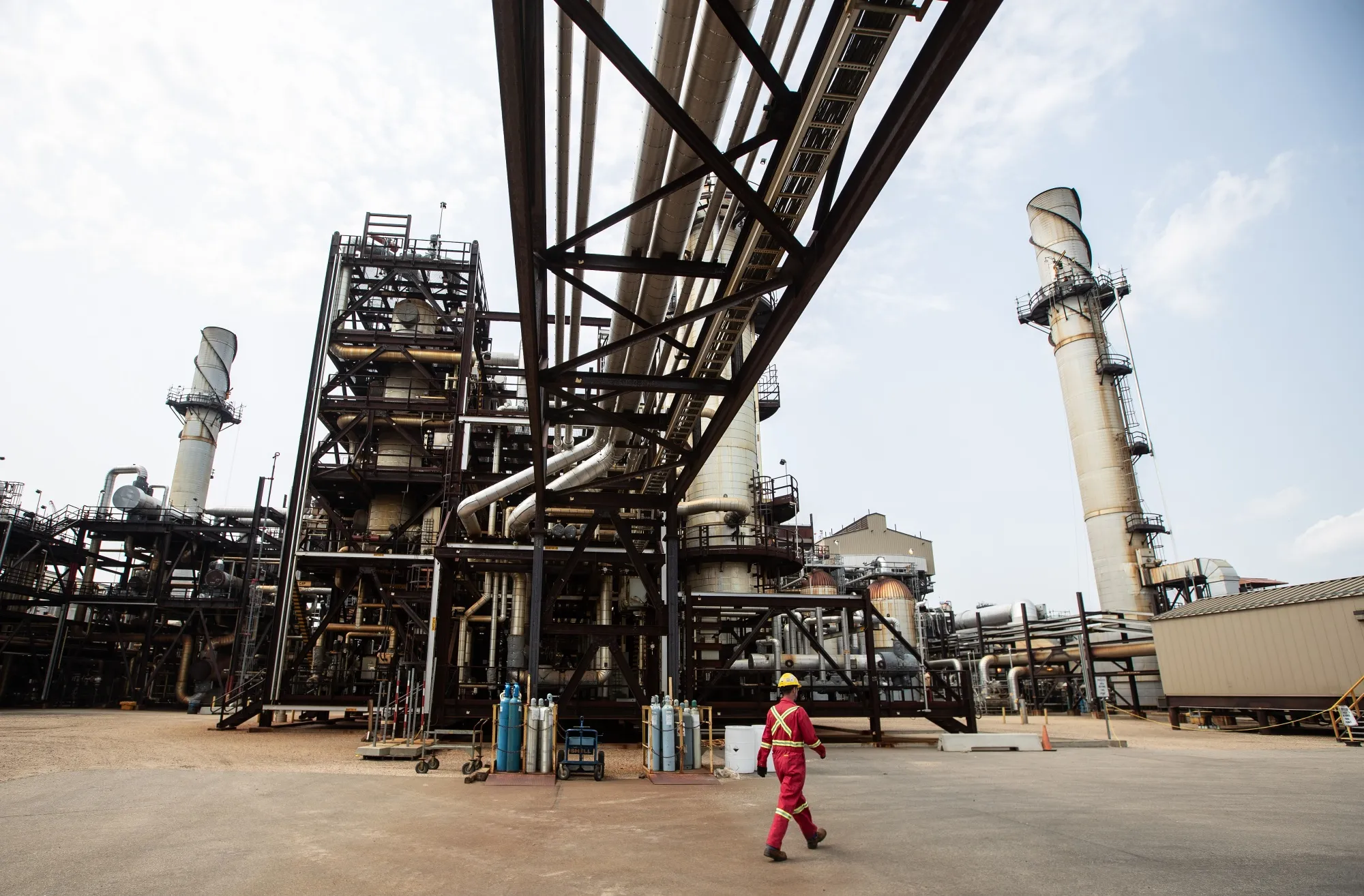 The Shell Quest Carbon Capture and Storage facility near Edmonton, Canada. Plants like it could play a crucial role in limiting global warming to 1.5C.