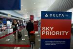 Pay more at Delta, get more at Delta. Photographer: Ron Antonelli/Bloomberg