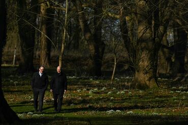 Prime Minister Keir Starmer Hosts German Chancellor Olaf Scholz At Chequers