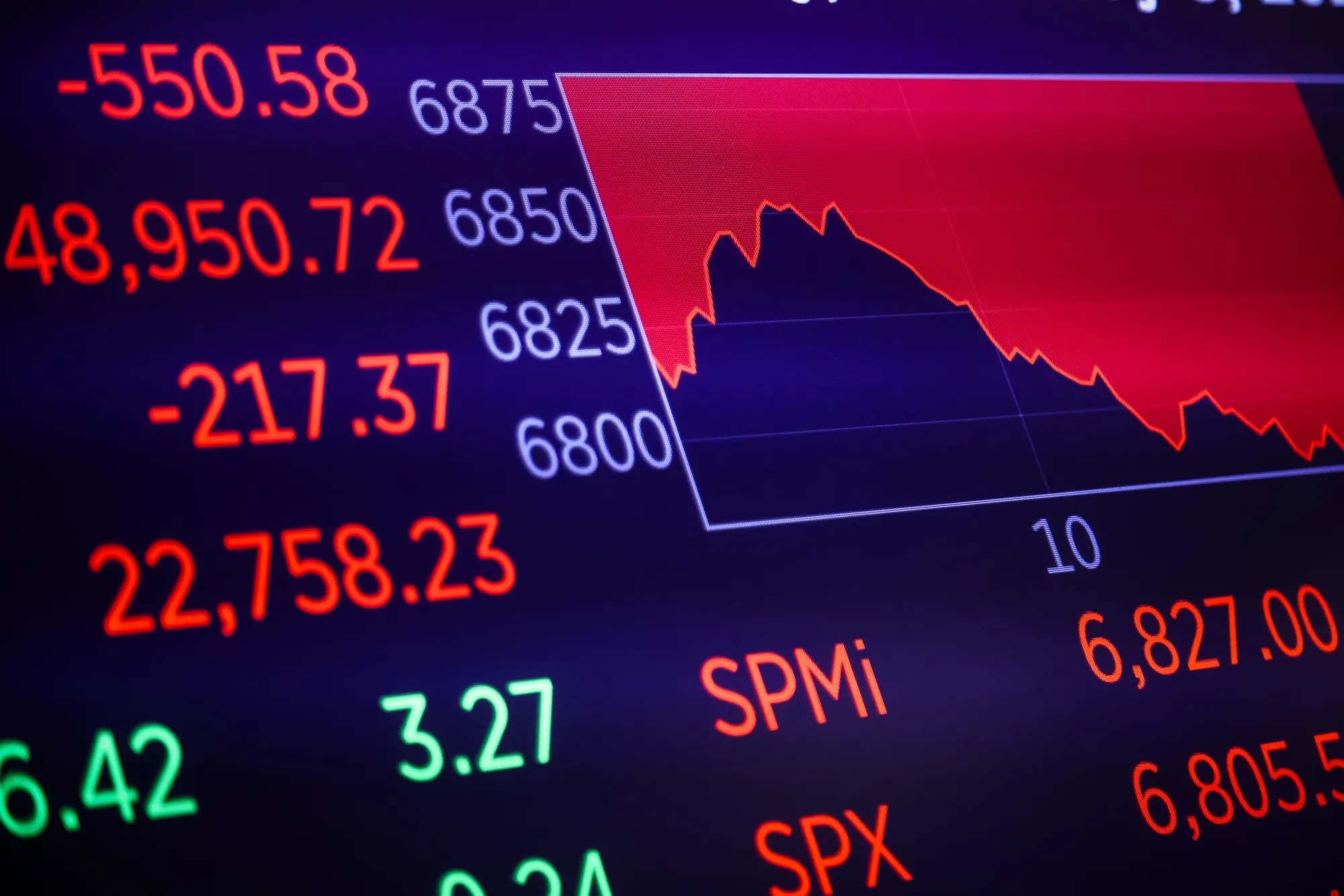 Traders On The Floor Of The New York Stock Exchange As Stocks Hit By Software Selloff