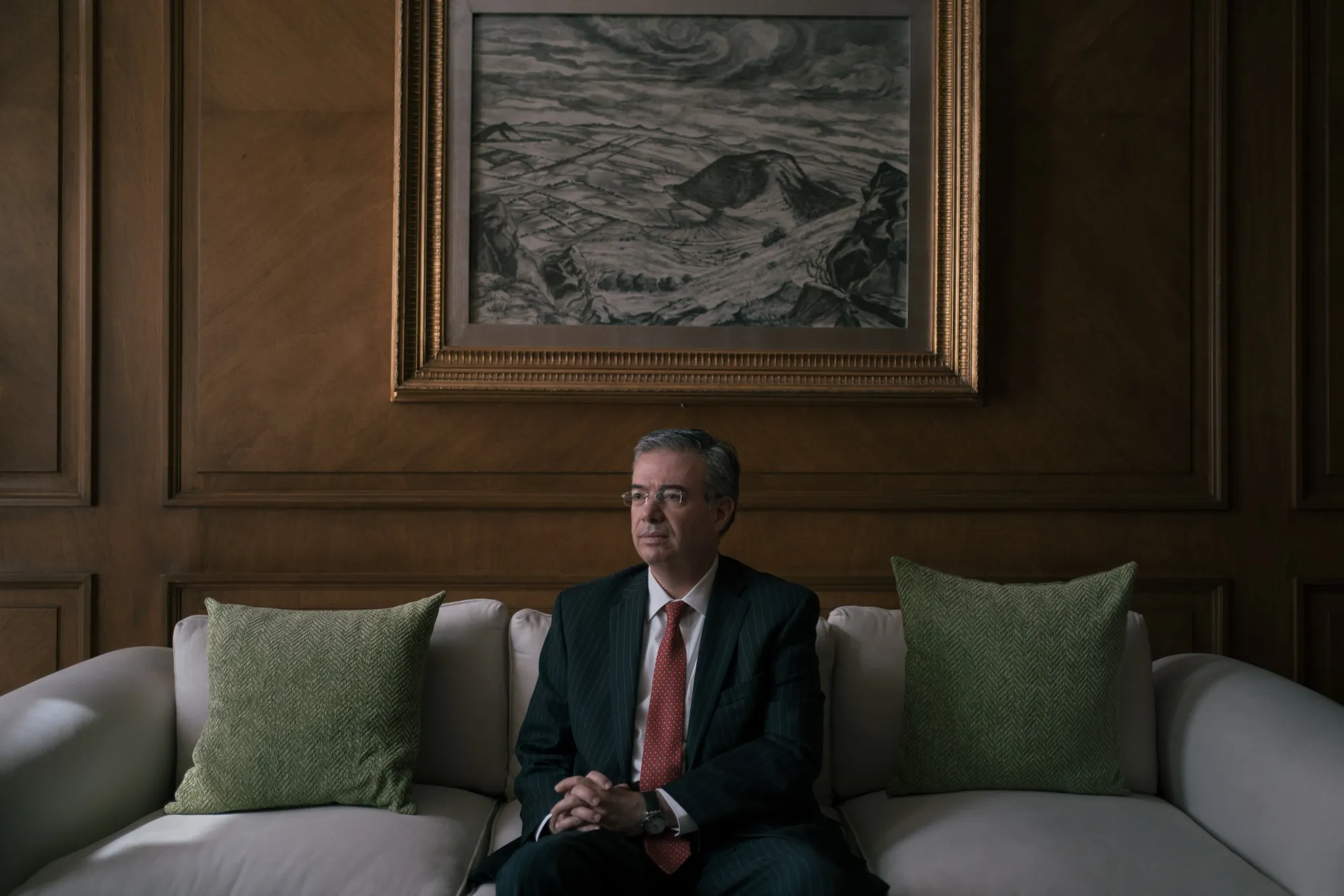 Alejandro Diaz de Leon during an interview in Mexico City, on Dec. 21.