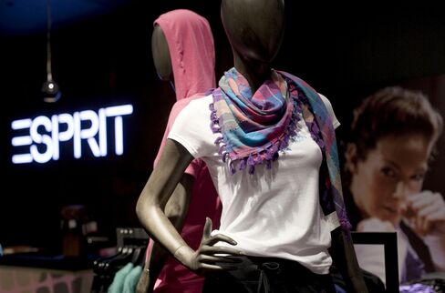 Esprit Posts First-Half Loss as Sales Decline Amid Europe Crisis