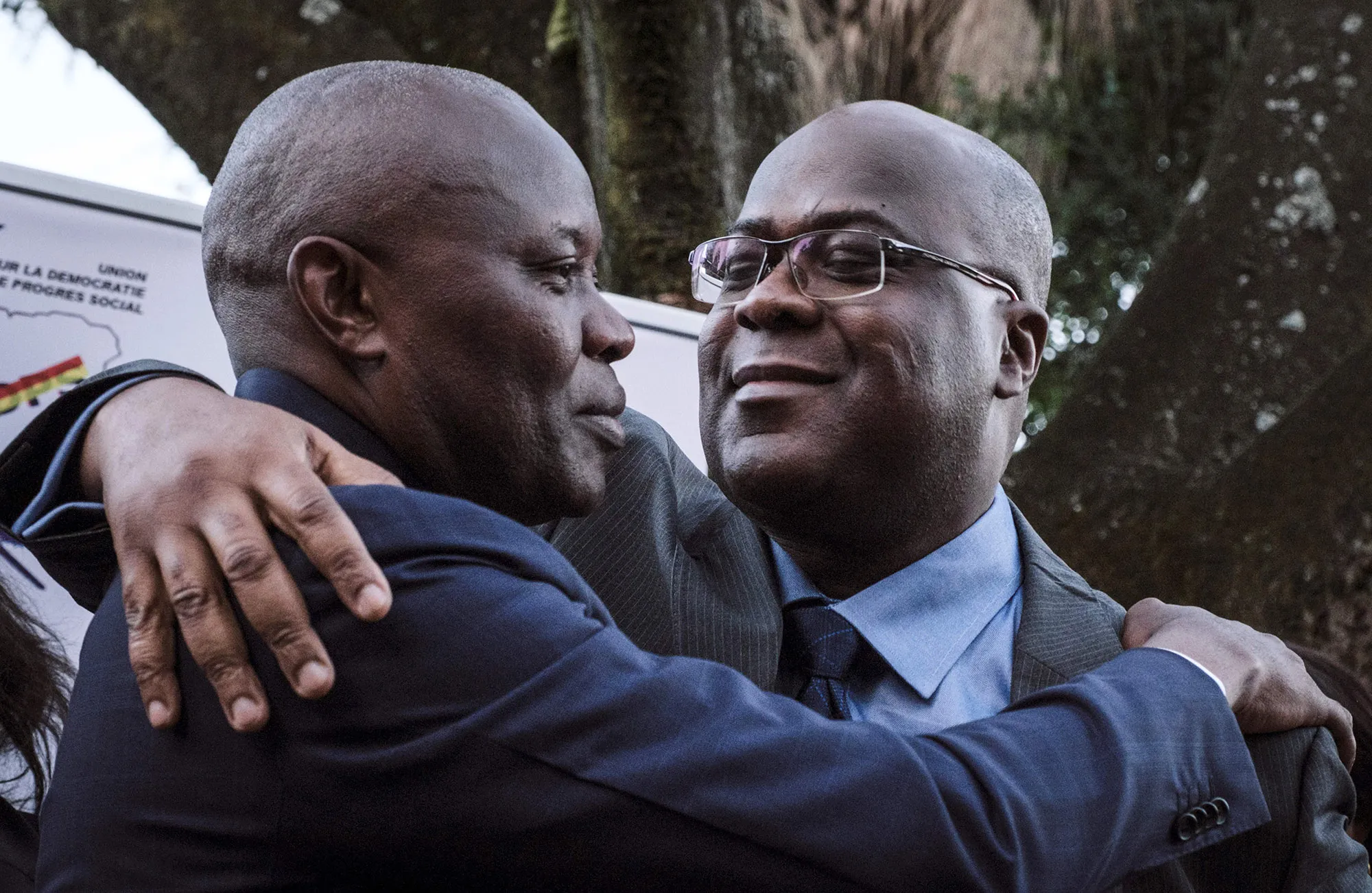 Vital Kamerhe and Felix Tshisekedi in 2018.