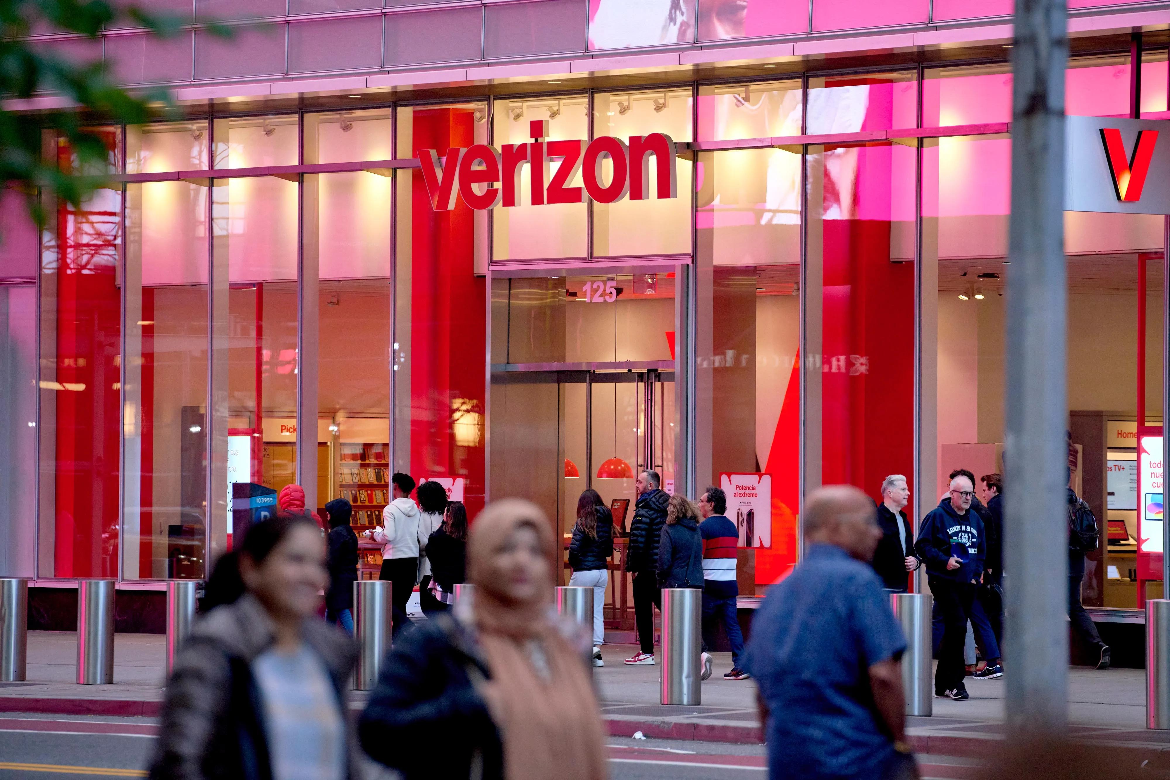 A Verizon store in New York.