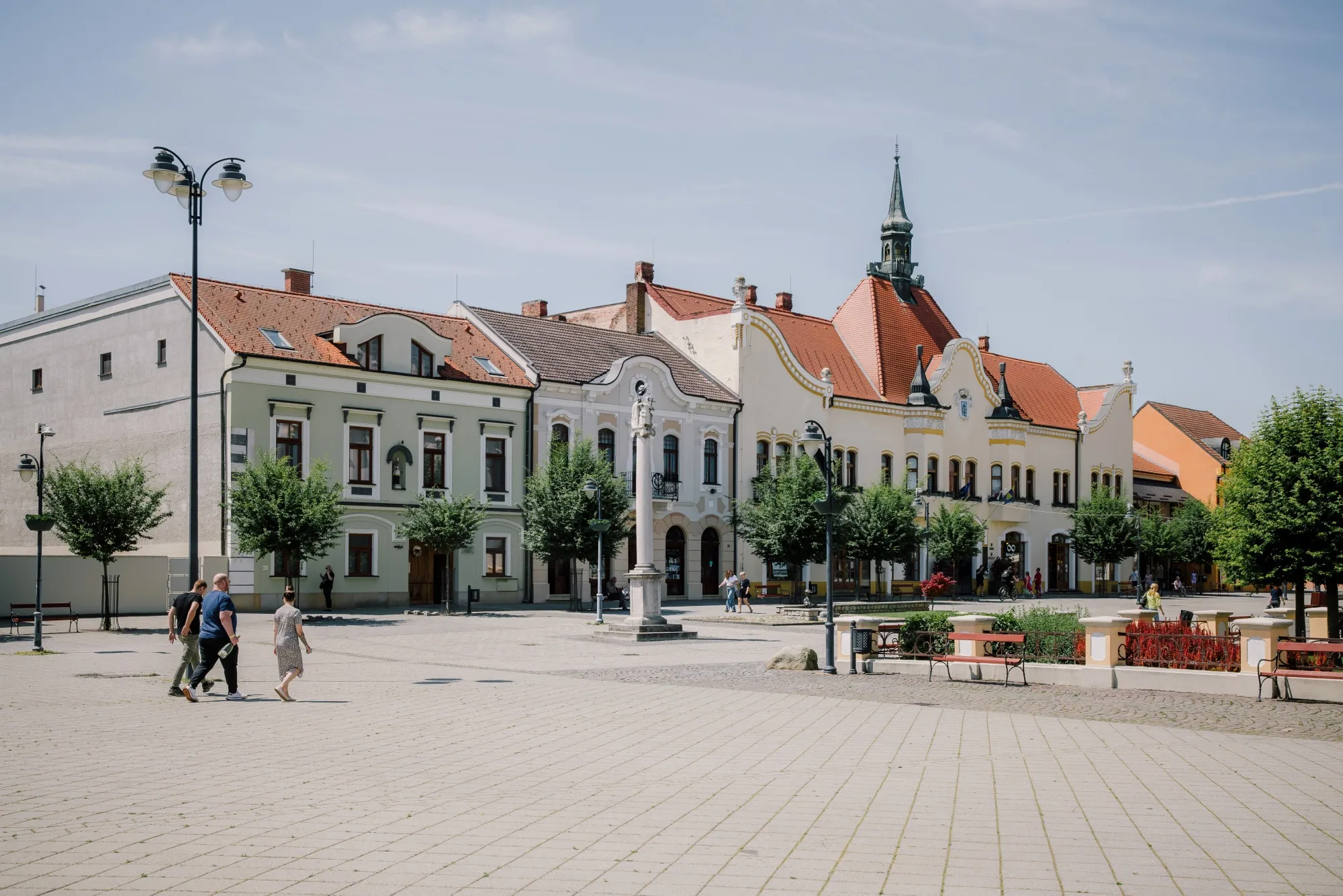 Slovak Prime Minister&nbsp;Robert Fico’s hometown of&nbsp;Topolcany on an&nbsp;afternoon in May.