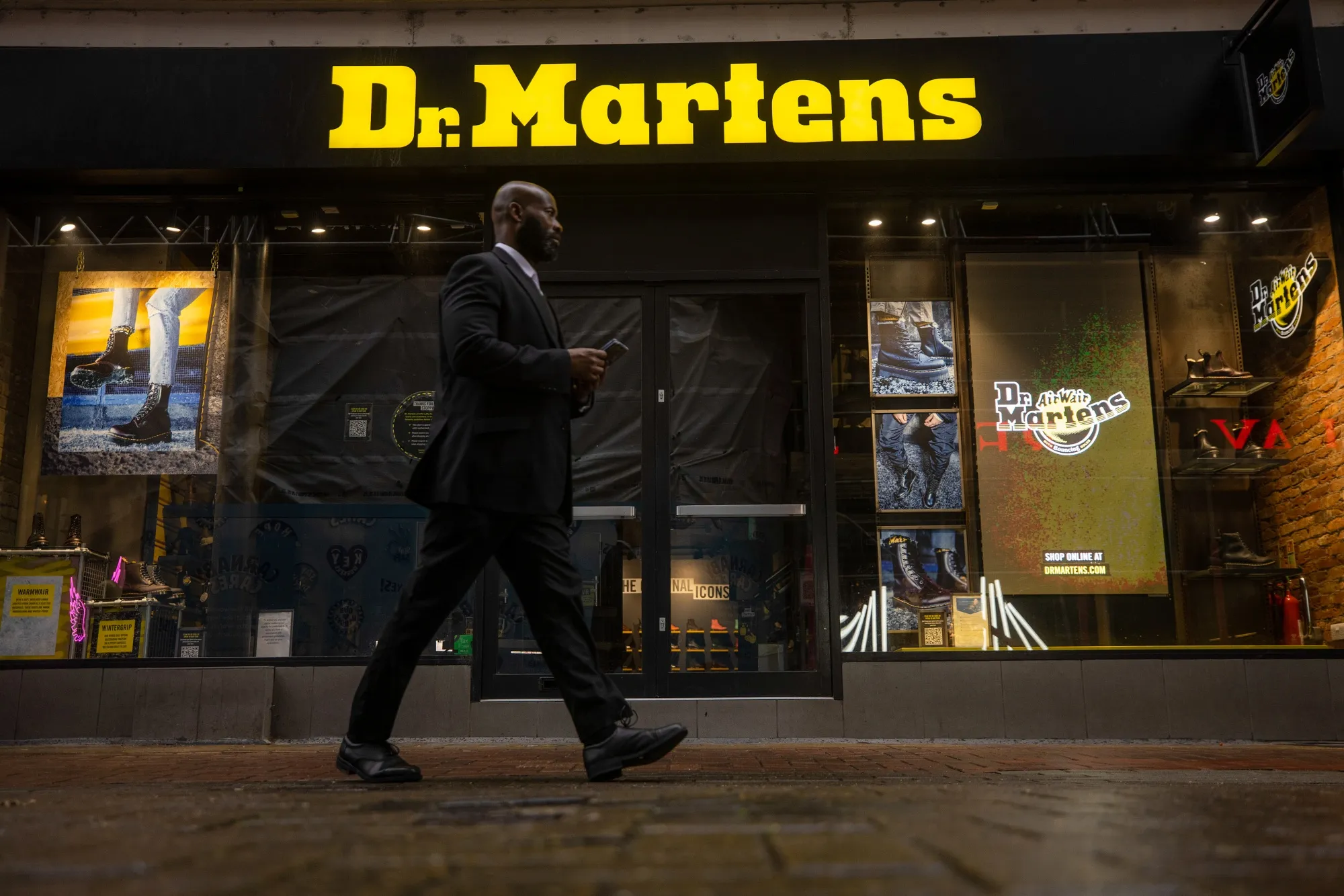 The Dr. Martens store on Carnaby Street in London.