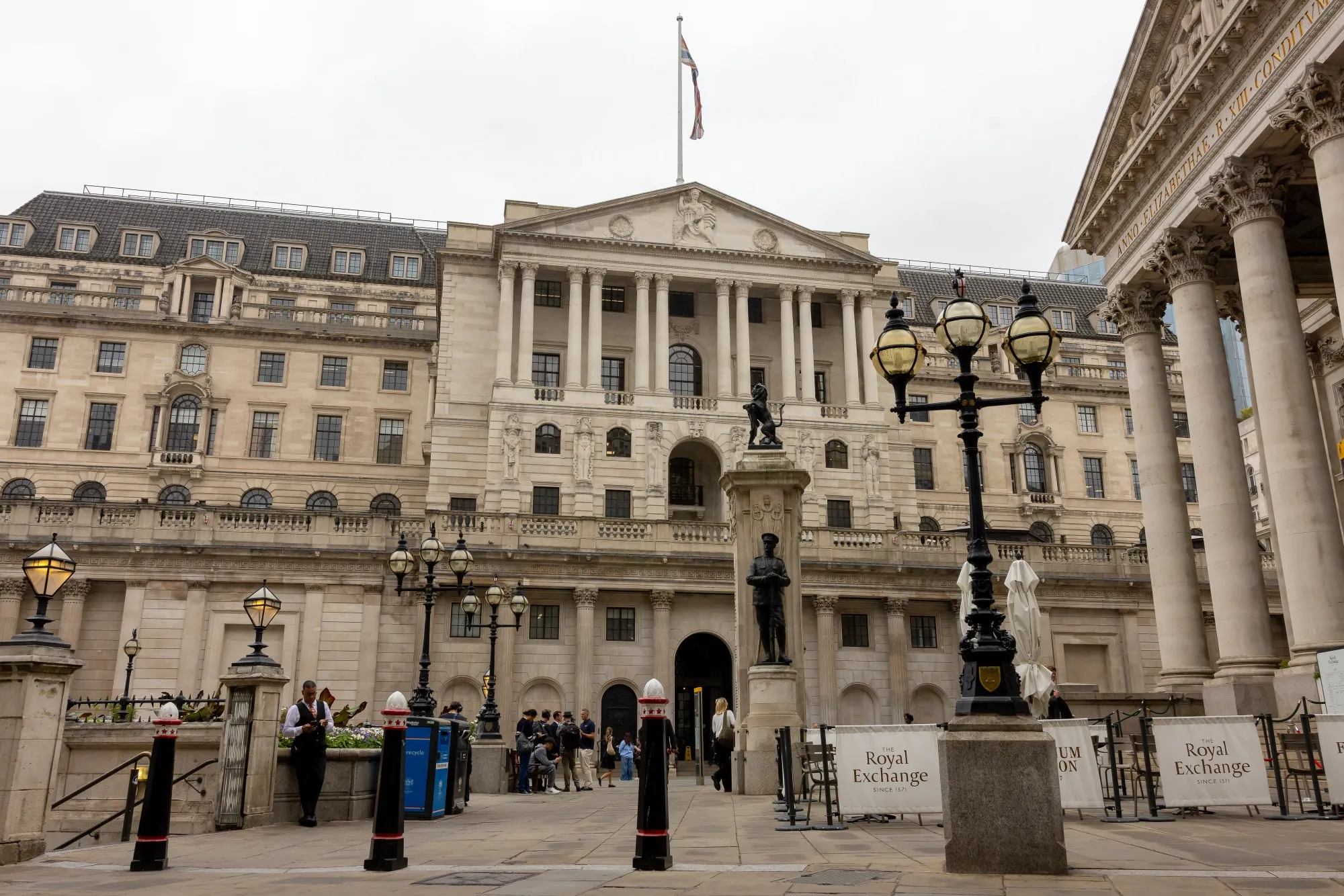 The Bank of England in London.