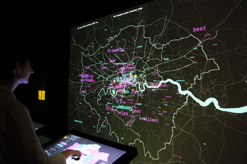 One winner of the Visualizing Cities competition maps out live updates made by Londoners through social media.