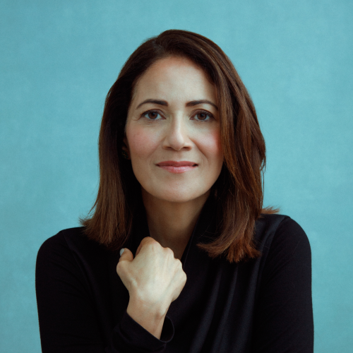 Portrait of Mishal Husain.