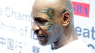 BEIJING, CHINA - MAY 24: (CHINA OUT) American former professional boxer Mike Tyson poses on the Great Wall during the Weigh-in of IBF World Boxing Championship Bout at Mutianyu on May 24, 2016 in Beijing, China.