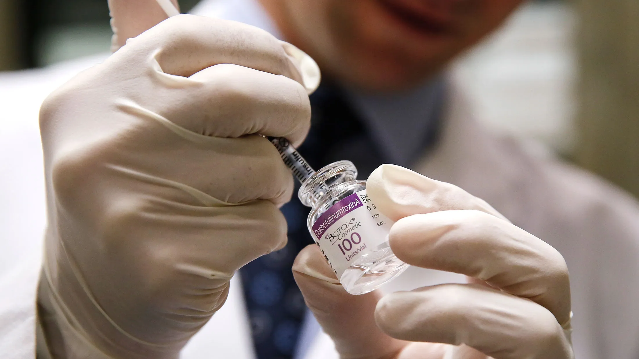 A doctor draws Allergan Inc. Botox in Redondo Beach, California.
