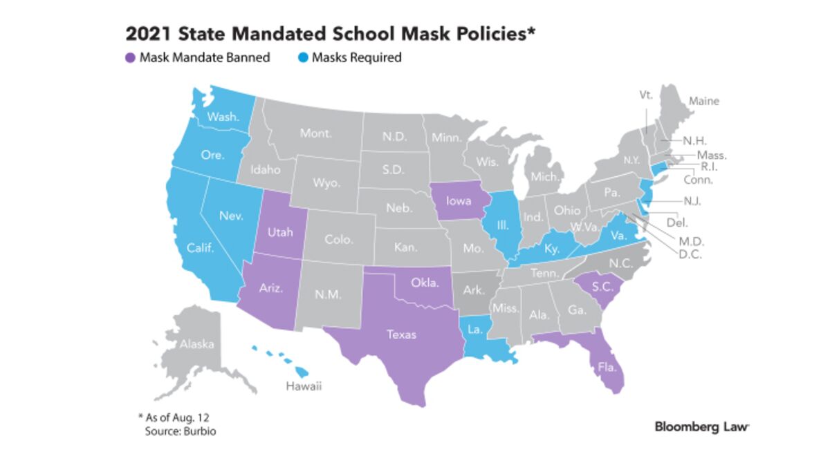 what states have mask mandates 2021