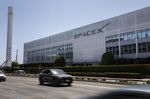 SpaceX headquarters in Hawthorne, California.