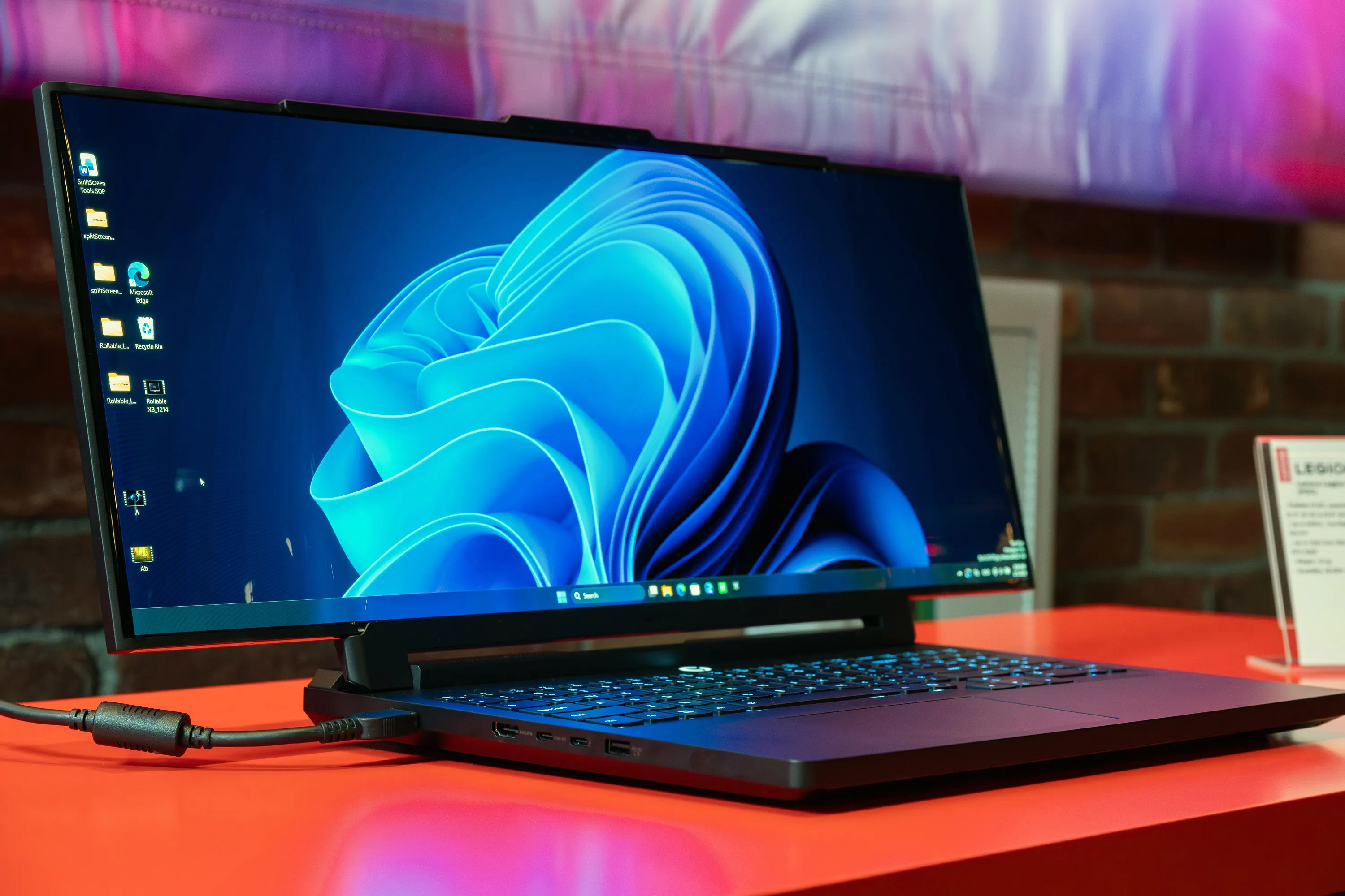 Lenovo’s Legion concept laptop.