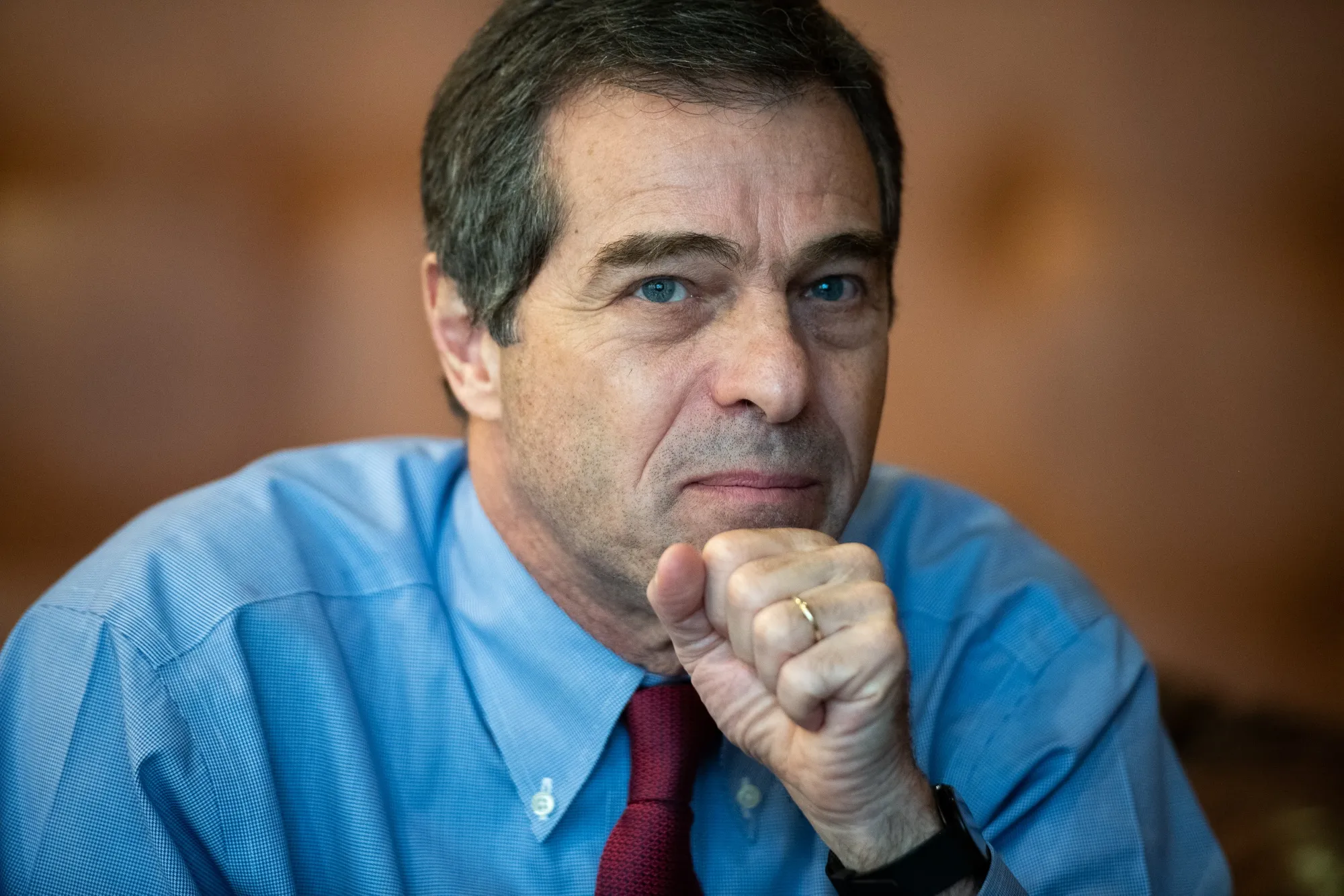 Ernesto Talvi, Uruguay’s foreign minister, speaks during an interview in Montevideo
