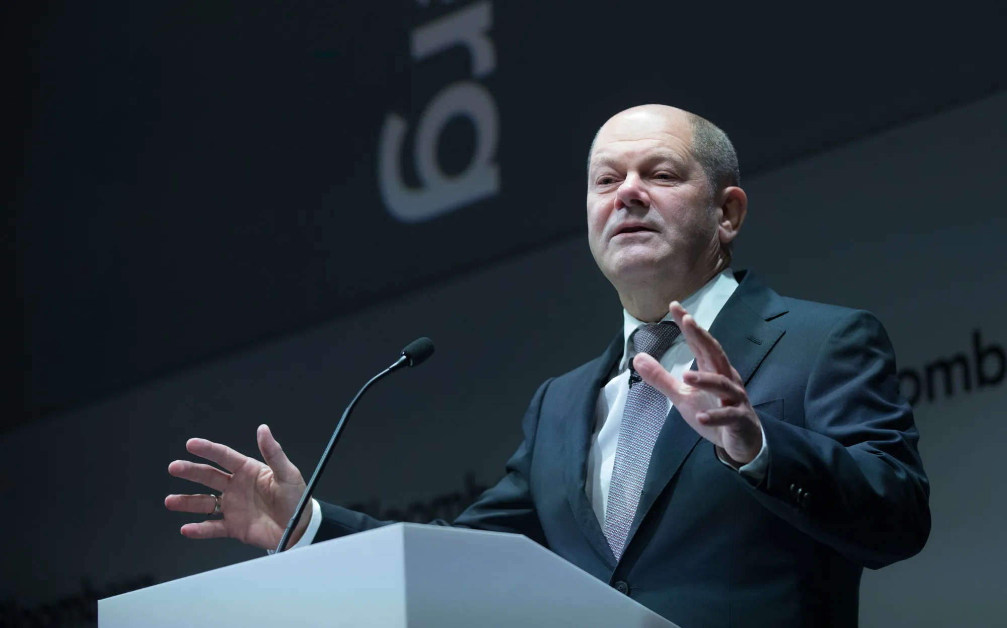 Olaf Scholz In London on Feb. 8.&nbsp;