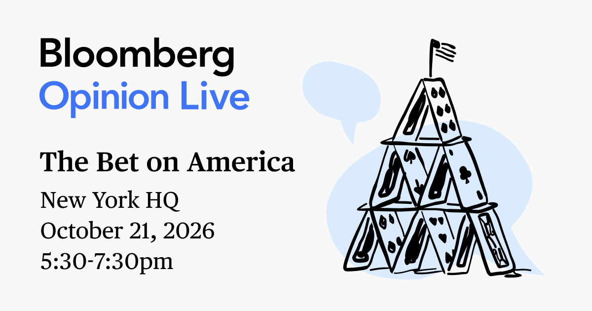 Live tout Bloomberg Opinion