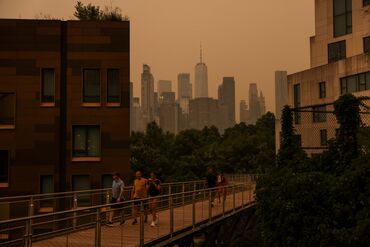 Unhealthy Air Quality Envelops NYC as Heat Tests US Grids