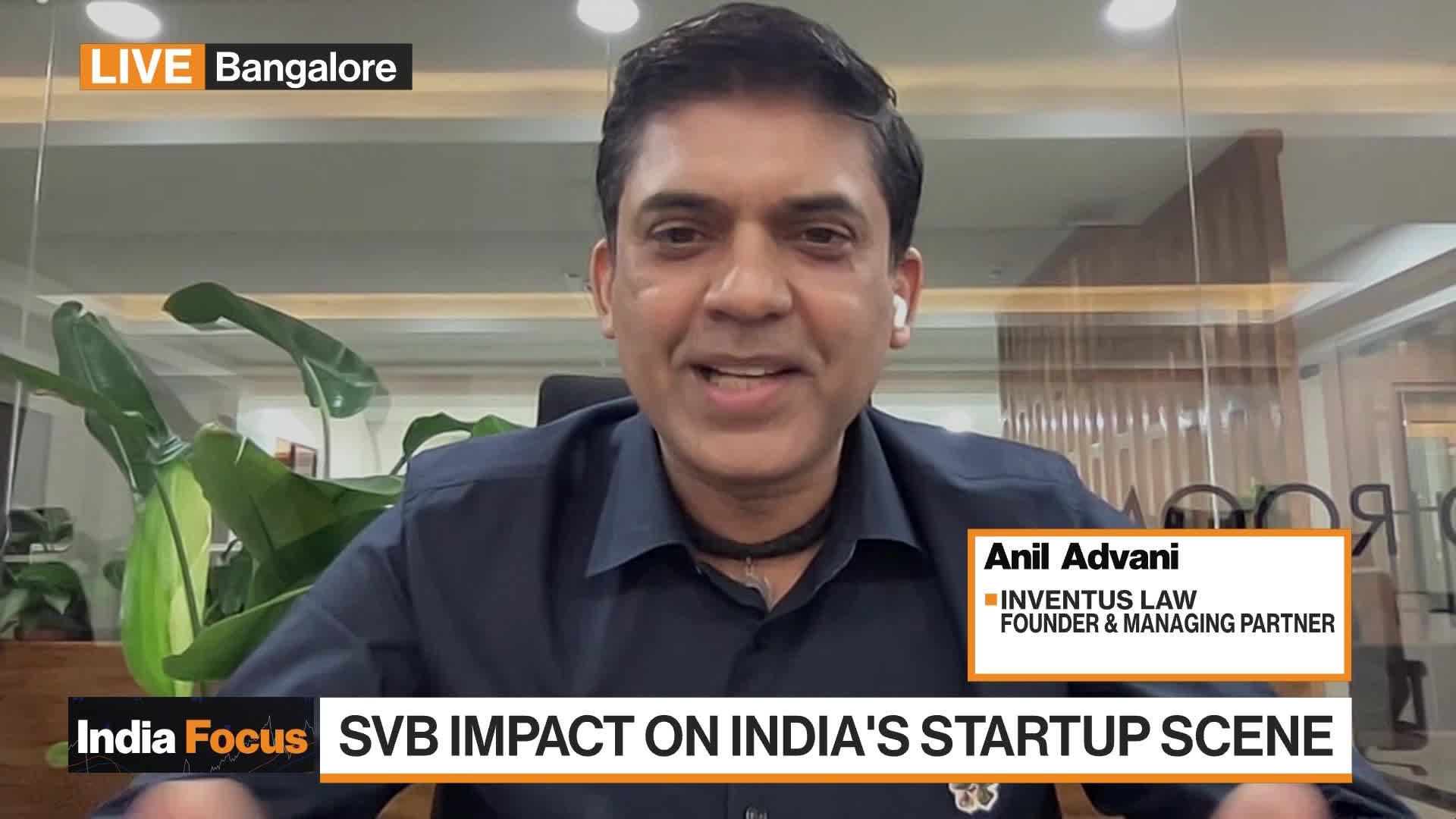 Watch Inventus Law's Advani On SVB & India's Startup Ecosystem - Bloomberg