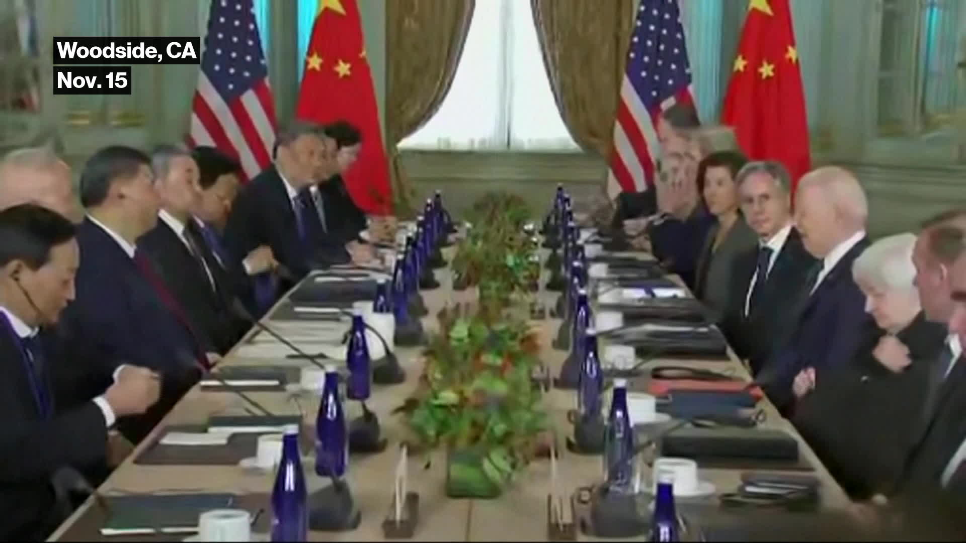 Watch Biden Tells China's Xi That Competition Can't Veer Into Conflict ...