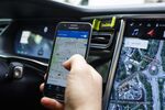 Uber Technologies Inc. Electric Car Taxi Service In Madrid