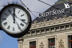 A Credit Suisse logo on the roof of the Credit Suisse Group AG headquarters in Zurich, Switzerland